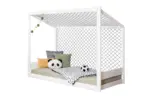 m&ouml;max Dornbirn - Ihr Trendm&ouml;belhaus in Dornbirn Bodenbett Fu&szlig;ball Holz ca. 90x200 cm Wei&szlig;