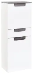 Midischrank Siena Wei&szlig;/Eichefarbe