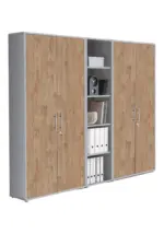 m&ouml;max Dornbirn - Ihr Trendm&ouml;belhaus in Dornbirn Aktenschrank Office Edition Sw Set 10 Grau/Eichefarben