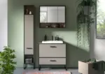 m&ouml;max Dornbirn - Ihr Trendm&ouml;belhaus in Dornbirn Badezimmer Bagno 3-teilig Kaschmir/Schwarz