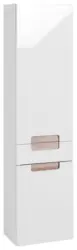 Hochschrank Siena Wei&szlig;/Eichefarben