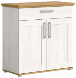 Schuhschrank Verona ca. 90x88x37 cm L&auml;rche/Eiche