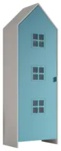 m&ouml;max Dornbirn - Ihr Trendm&ouml;belhaus in Dornbirn Kinderkleiderschrank Casami ca. 58x171x37 cm Wei&szlig;/Blau