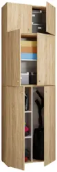 Mehrzweckschrank Lona XXL ca.70x223x39cm Eiche Dekor