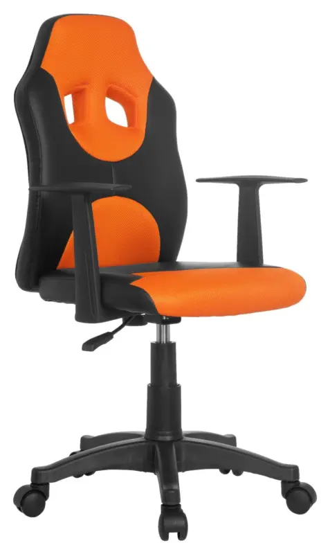 Jugenddrehstuhl Kid Racer ca. 54x90-100x48cm Orange,Schwarz