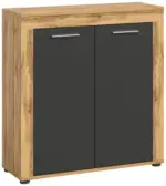 m&ouml;max Dornbirn - Ihr Trendm&ouml;belhaus in Dornbirn Highboard Jam ca. 80x88x35 cm Eiche/Grau
