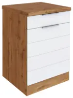 m&ouml;max Dornbirn - Ihr Trendm&ouml;belhaus in Dornbirn K&uuml;chenunterschrank Florenz ca. 60 cm Wei&szlig;/Eiche