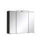Spiegelschrank Cardiff 3-t&uuml;rig ca. 80x64 cm Graphitfarben