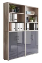 Aktenschrank Office Edition Sw Set 11 Sonoma Eiche/Anthrazit