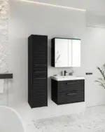 m&ouml;max Dornbirn - Ihr Trendm&ouml;belhaus in Dornbirn Badezimmer Toronto 4-tlg. ca. 90 cm inkl. LED Schwarz