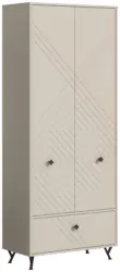 Garderobenschrank Notes ca. 80x195x35 cm Sandbeige