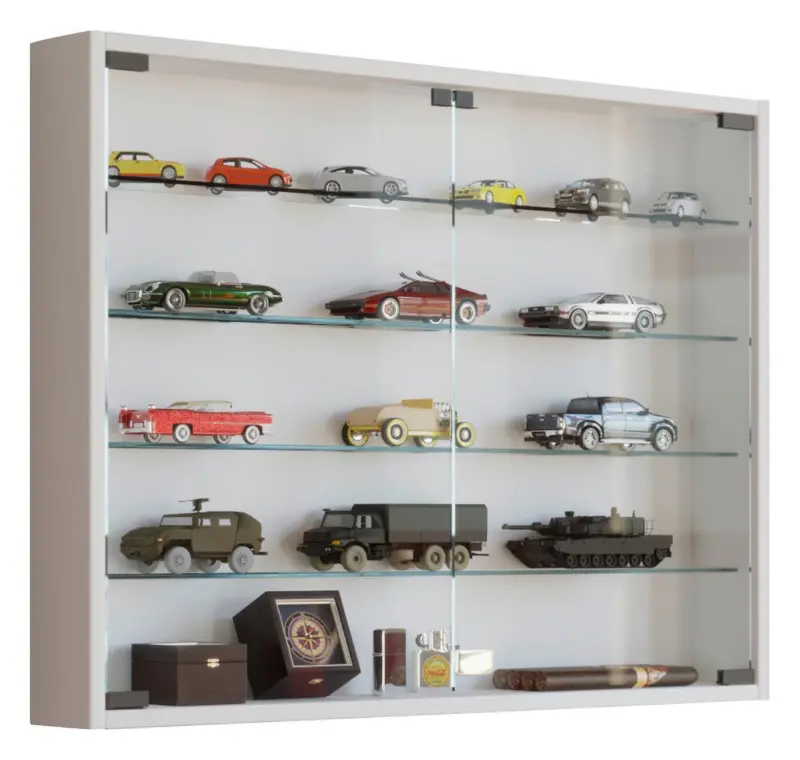 H&auml;ngevitrine in Wei&szlig; Mandosa L