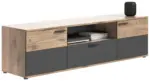m&ouml;max Dornbirn - Ihr Trendm&ouml;belhaus in Dornbirn Lowboard Mason ca. 194x53x47 cm Eiche/Grau