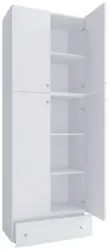 Schuhschrank Lona XXL ca.70x200x39cm Wei&szlig;