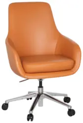 Drehstuhl Bareno Orange ca. 65x104x54cm