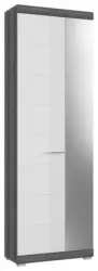 Garderobenschrank Scout ca. 90x96 cm Wei&szlig;/Grau
