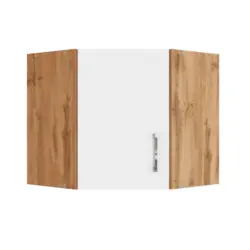 Held Eckh&auml;ngeschrank 60 cm Eiche/Wei&szlig;