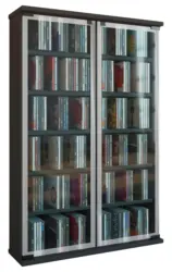 CD-Regal Galerie in Schwarz, B: 60 cm