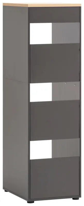 Mehrzweckschrank Solea Anthrazit/Eiche