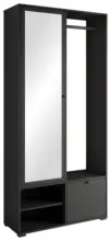 m&ouml;max Dornbirn - Ihr Trendm&ouml;belhaus in Dornbirn Garderobe Dino ca. 90x190 cm Schwarz
