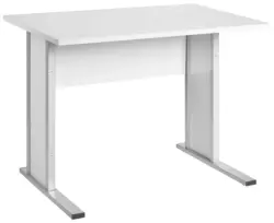 Schreibtisch "Serie 4000" ca 90x65 cm, hellgrau