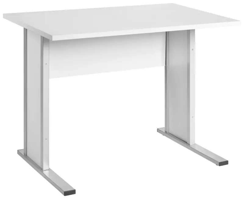Schreibtisch "Serie 4000" ca 90x65 cm, hellgrau