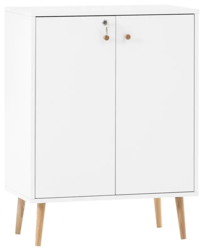 Aktenschrank Jonte ca. 65x87 cm Wei&szlig;