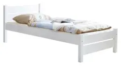 Bett "Bora", aus Kiefer, wei&szlig;