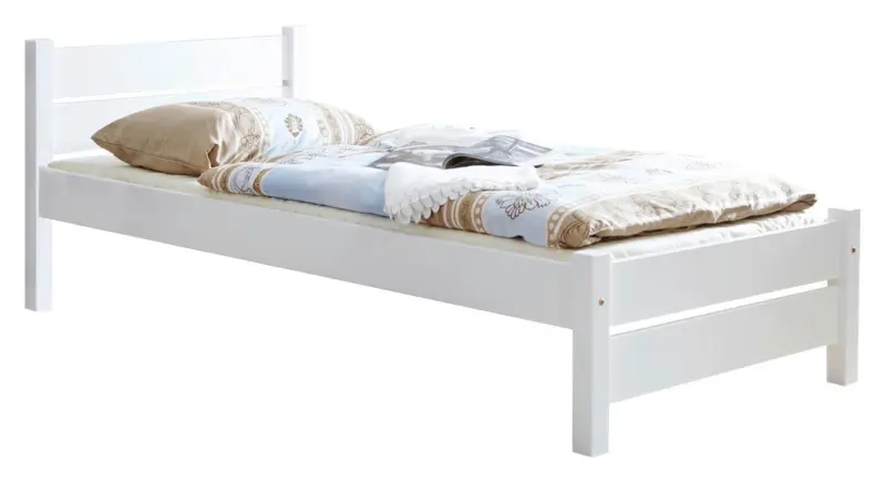Bett "Bora", aus Kiefer, wei&szlig;