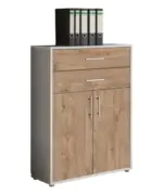 m&ouml;max Dornbirn - Ihr Trendm&ouml;belhaus in Dornbirn Aktenschrank Office Edition Grau/Eichefarben