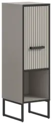 Midischrank Bagno Kaschmir/Schwarz