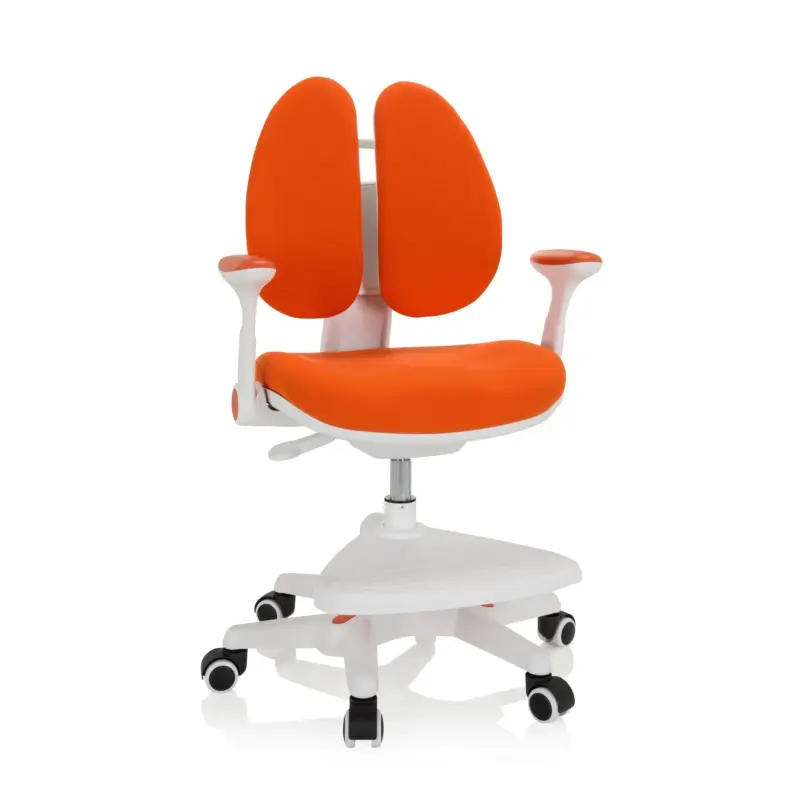 Jugenddrehstuhl Kid Wing ca.56x88x52cm Orange,Wei&szlig;