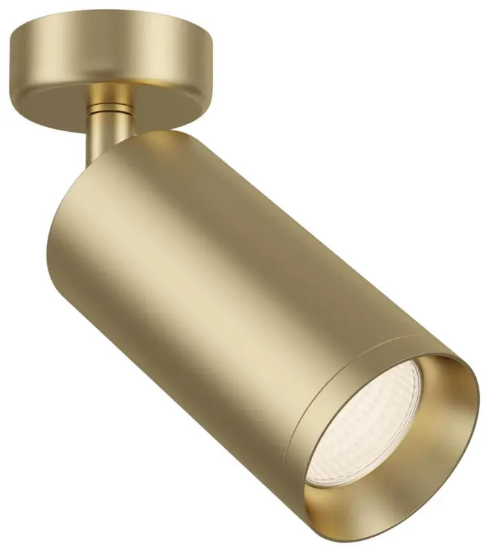 Deckenleuchte Focus Goldfarben max. 50 Watt Deckenlampe