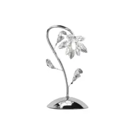 Kristall-Tischleuchte Chromfarben max. 3 Watt