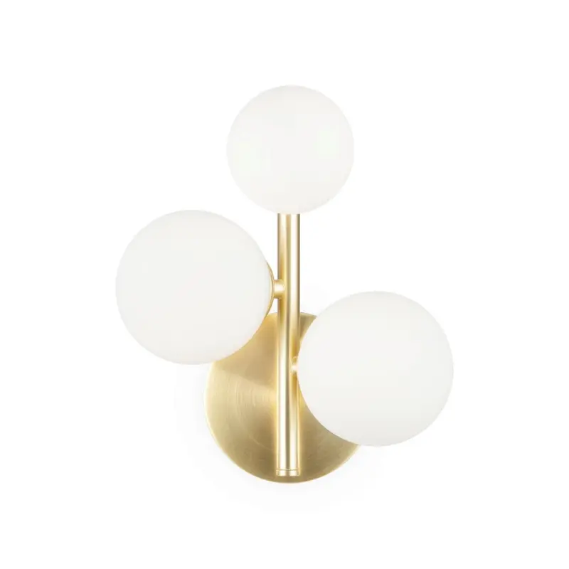 Wandleuchte Dallas Goldfarben max. 28 Watt Wandlampe
