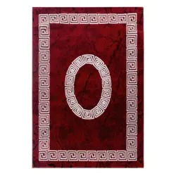 Webteppich Plus Rot ca. 140x200cm