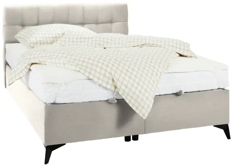 Boxbett in Beige ca. 140x200cm