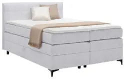 Boxspringbett Bari in Hellgrau ca. 140x200cm