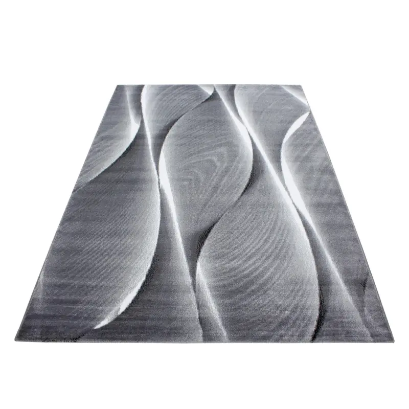 Webteppich Parma Schwarz ca. 160x230cm