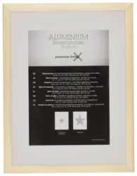 Bilderrahmen Aluminium in Brass ca. 30/40cm