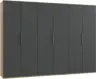 Dreht&uuml;renschrank Level 36A ca. 300x216x58cm Graphitfarben