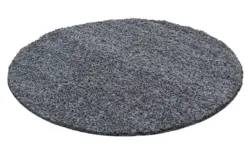 Hochflorteppich Life Grau &Oslash; ca. 160cm