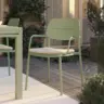 Gartenstuhl Verde Hellgr&uuml;n/Salbeigr&uuml;n Aluminium