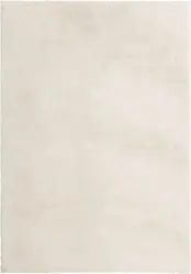 Webteppich Fuzzy 2 in Creme ca. 120x170cm