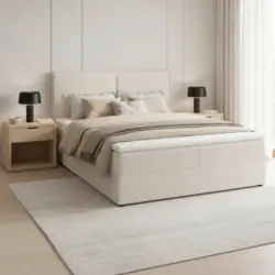 Boxbett Imola Creme ca. 140x200 mit Topper