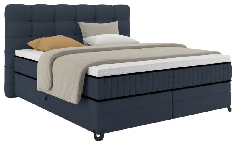 Boxspringbett Carmen C Blau ca. 180x200cm