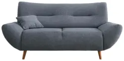 2-Sitzer-Sofa Drago Hellblau Chenille