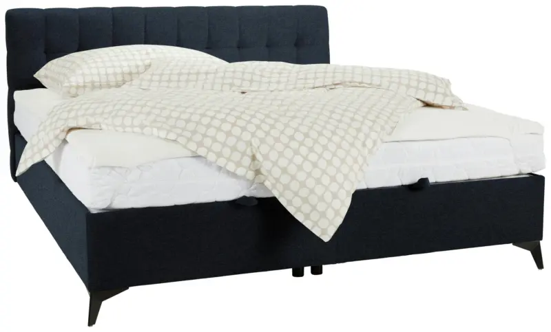 Boxbett in Schwarz ca. 180x200cm