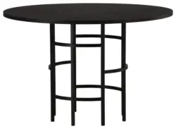 Esstisch Copenhagen &Oslash; ca. 115 cm Schwarz