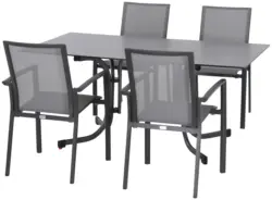 Loungegarnitur 5-tlg Velia aus Metall